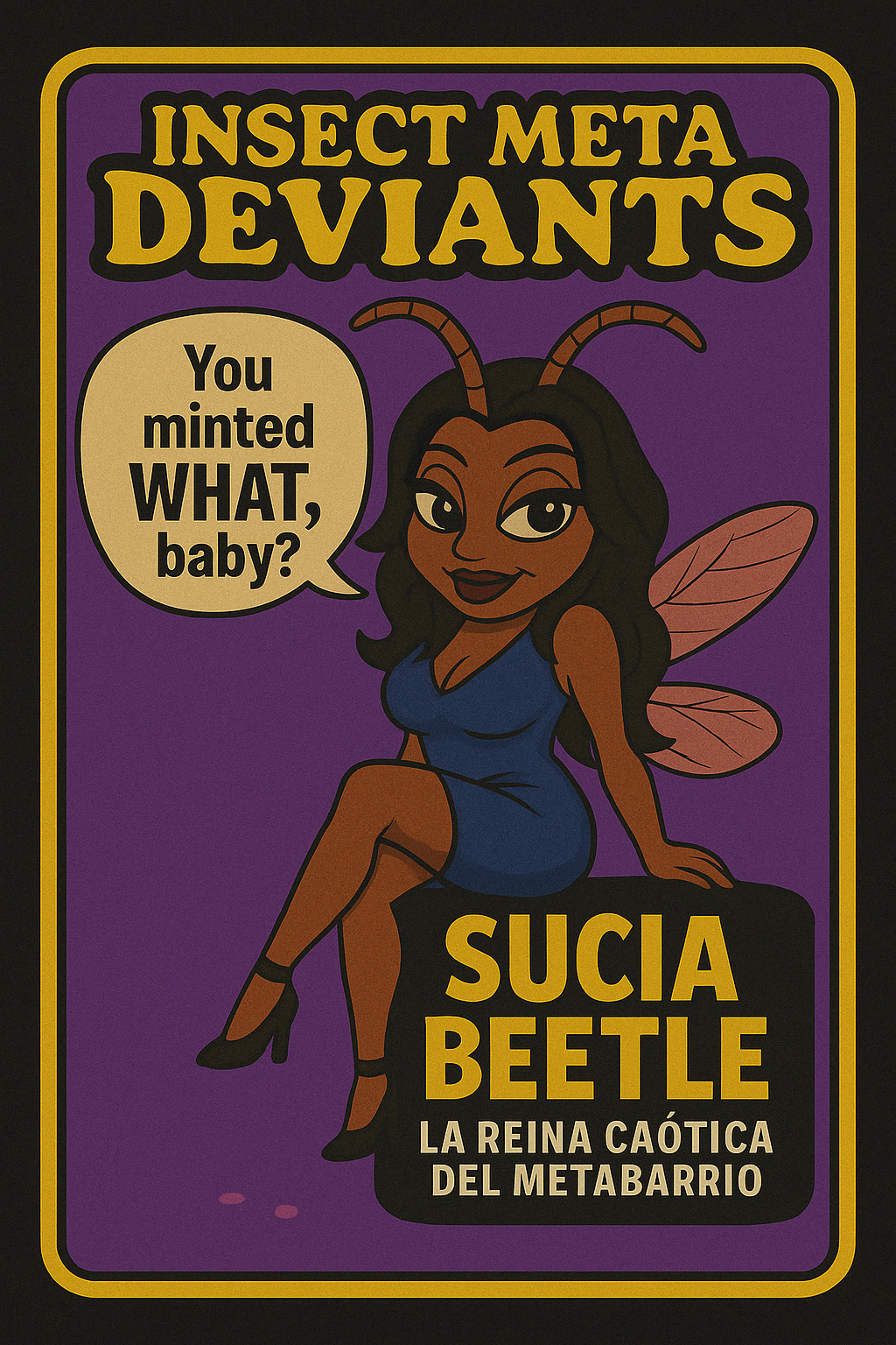 Sucia Beetle - Insect Meta Deviants Trading Card